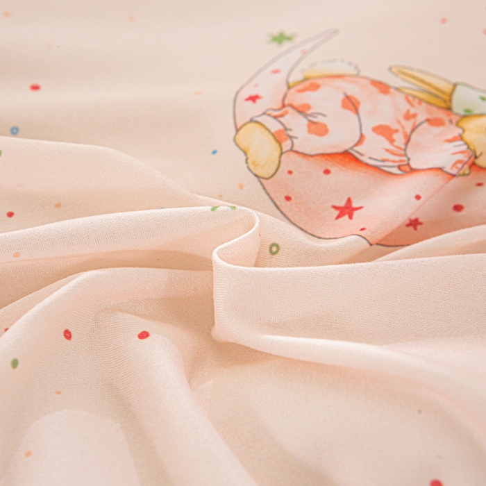 91家纺网 家纺一手货源 找家纺 恋之巢家纺 2025新款莫代尔针织大豆蛋白被子被芯 软糖月光兔