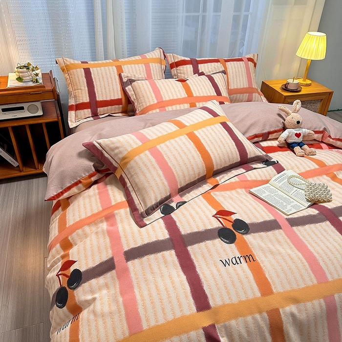 91家纺网 家纺一手货源 找家纺 卡普二店 2025新款全棉纯棉磨毛加厚单品系列-被套单件单被套 多伦多