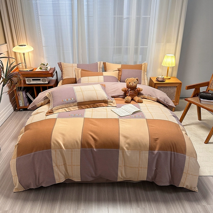 91家纺网 家纺一手货源 找家纺 卡普二店 2025新款全棉纯棉磨毛加厚单品系列-被套单件单被套 格莱美