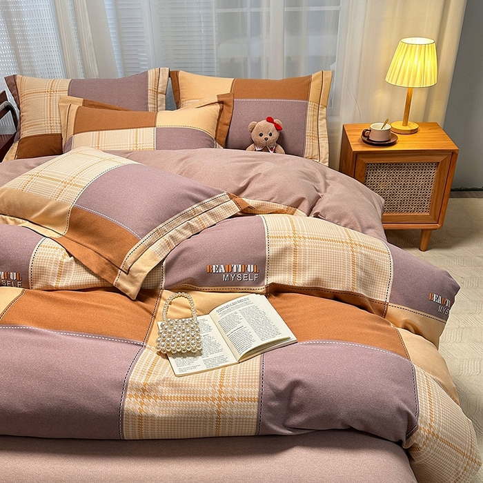 91家纺网 家纺一手货源 找家纺 卡普二店 2025新款全棉纯棉磨毛加厚单品系列-被套单件单被套 格莱美