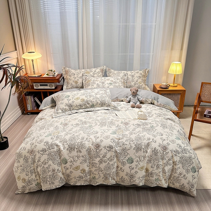 91家纺网 家纺一手货源 找家纺 卡普二店 2025新款全棉纯棉磨毛加厚单品系列-被套单件单被套 加州风情