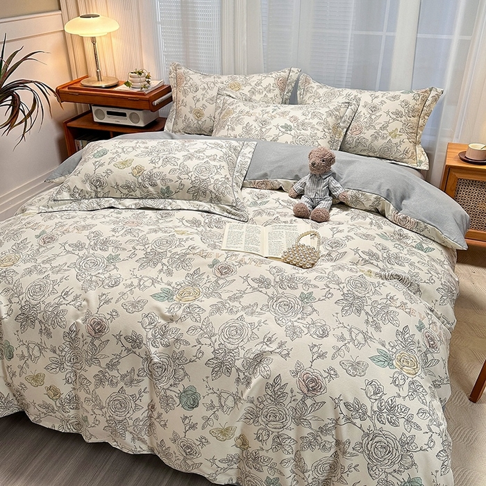 91家纺网 家纺一手货源 找家纺 卡普二店 2025新款全棉纯棉磨毛加厚单品系列-被套单件单被套 加州风情