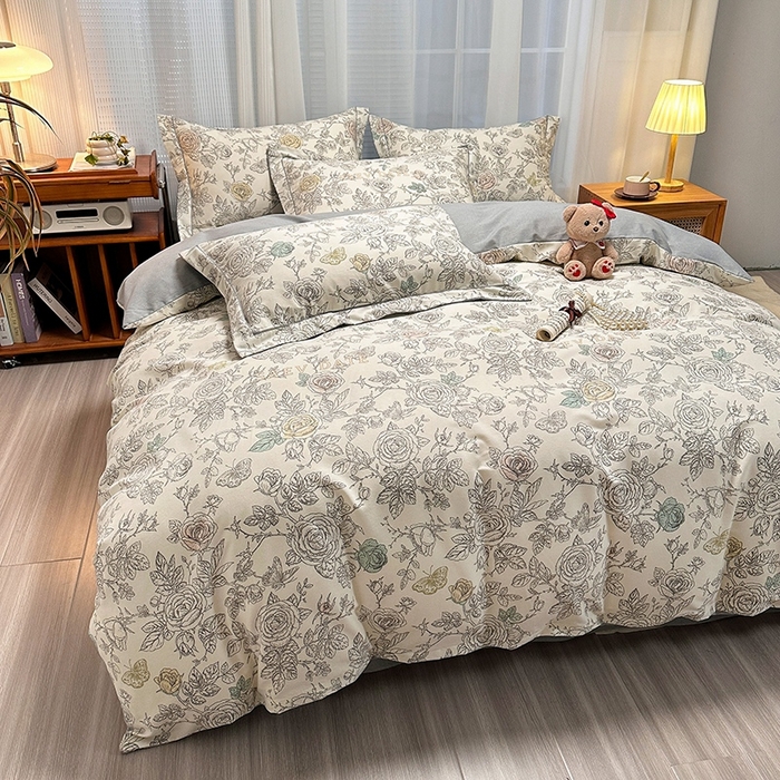 91家纺网 家纺一手货源 找家纺 卡普二店 2025新款全棉纯棉磨毛加厚单品系列-被套单件单被套 加州风情