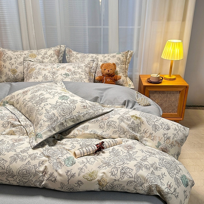 91家纺网 家纺一手货源 找家纺 卡普二店 2025新款全棉纯棉磨毛加厚单品系列-被套单件单被套 加州风情