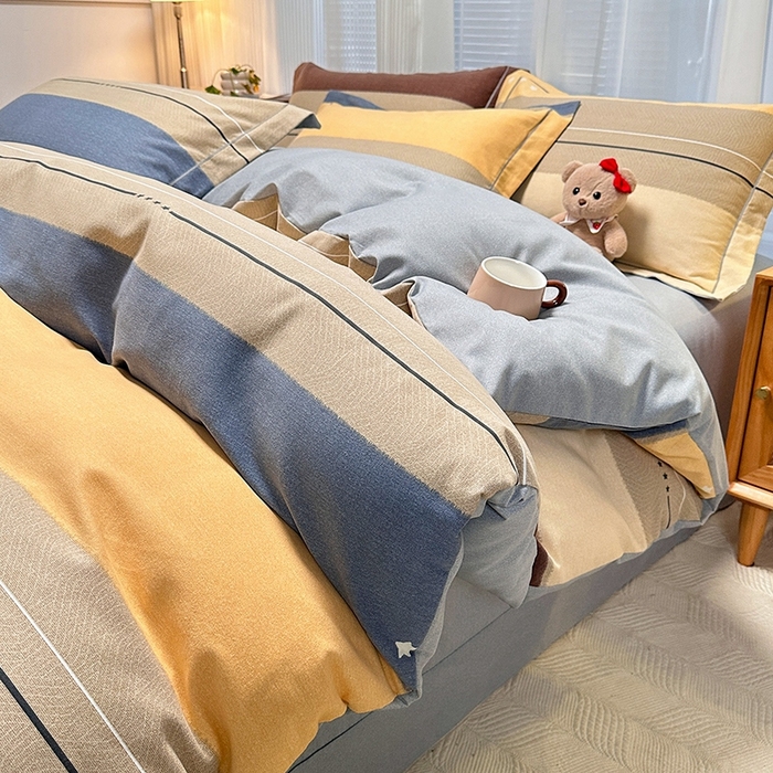 91家纺网 家纺一手货源 找家纺 卡普二店 2025新款全棉纯棉磨毛加厚单品系列-被套单件单被套 杰森