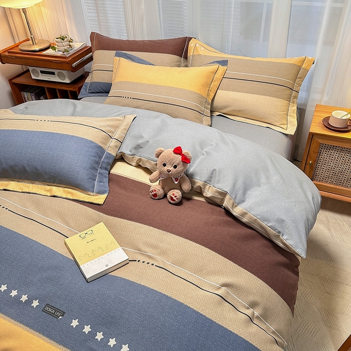 91家纺网 家纺一手货源 找家纺 卡普二店 2025新款全棉纯棉磨毛加厚单品系列-被套单件单被套 杰森