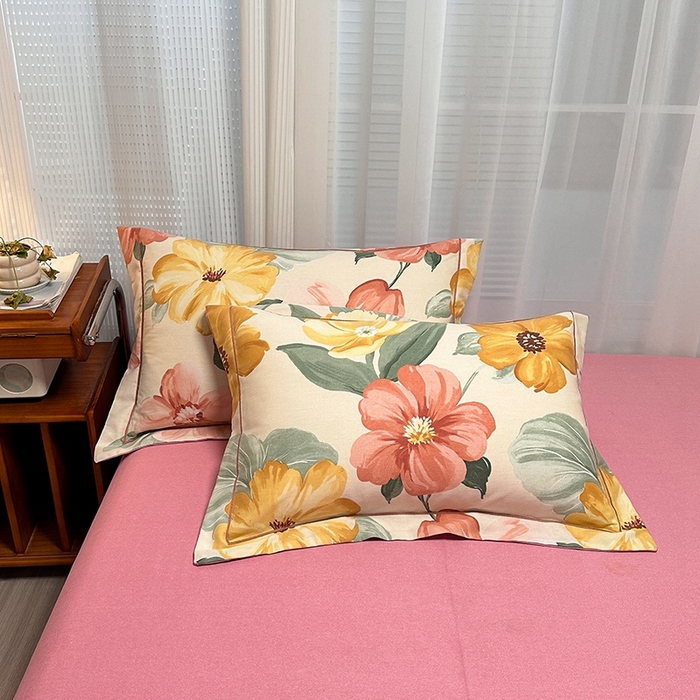 91家纺网 家纺一手货源 找家纺 卡普二店 2025新款全棉纯棉磨毛加厚单品系列-被套单件单被套 梦若菲