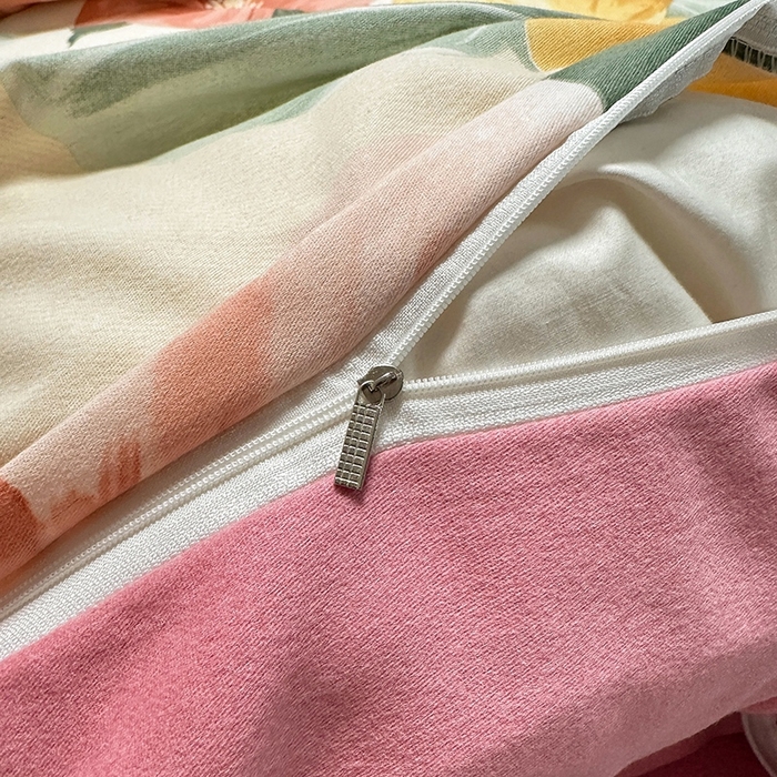 91家纺网 家纺一手货源 找家纺 卡普二店 2025新款全棉纯棉磨毛加厚单品系列-被套单件单被套 梦若菲