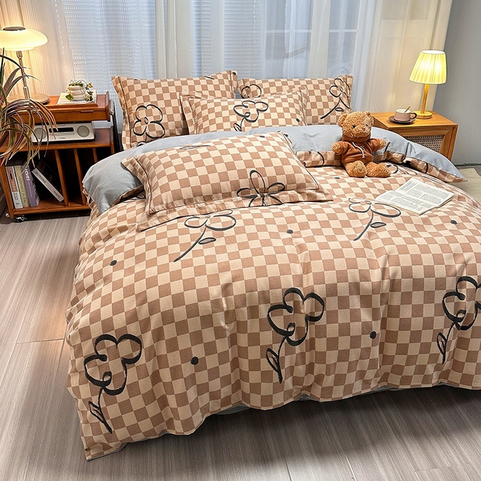 91家纺网 家纺一手货源 找家纺 卡普二店 2025新款全棉纯棉磨毛加厚单品系列-被套单件单被套 南笙