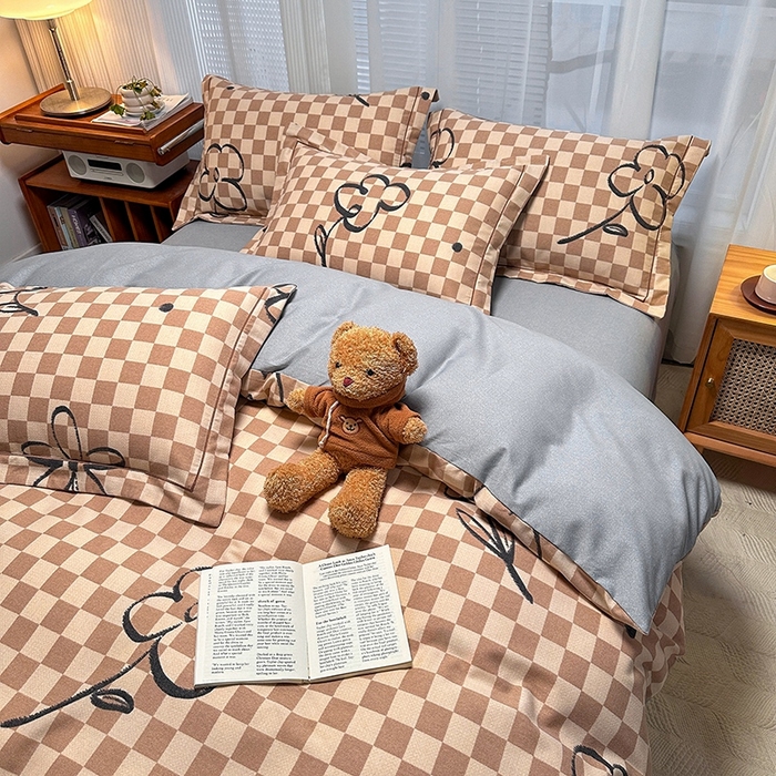 91家纺网 家纺一手货源 找家纺 卡普二店 2025新款全棉纯棉磨毛加厚单品系列-被套单件单被套 南笙