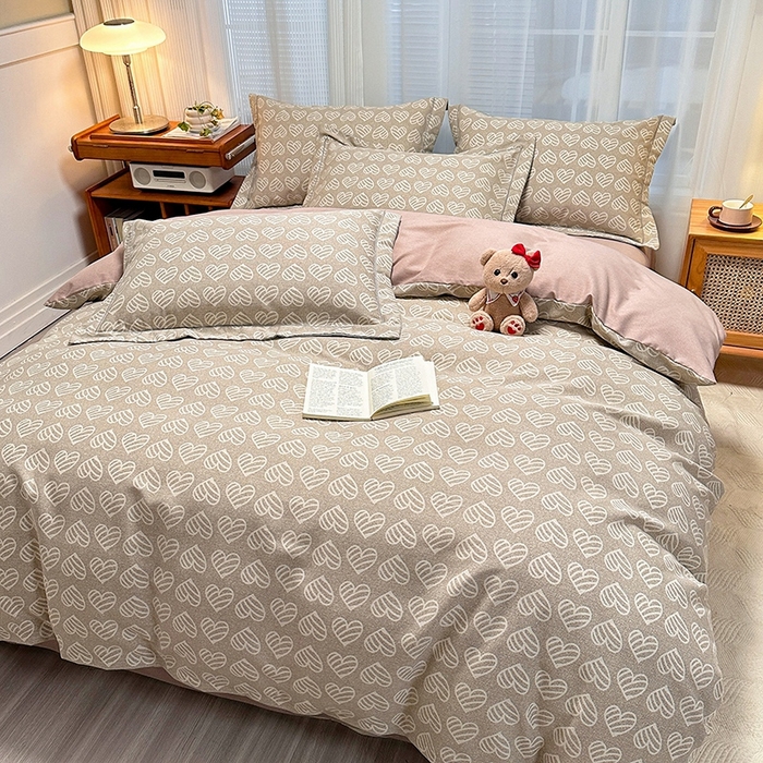 91家纺网 家纺一手货源 找家纺 卡普二店 2025新款全棉纯棉磨毛加厚单品系列-被套单件单被套 桑尼