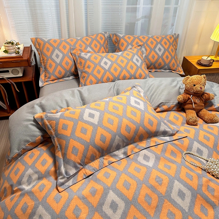 91家纺网 家纺一手货源 找家纺 卡普二店 2025新款全棉纯棉磨毛加厚单品系列-被套单件单被套 伊格