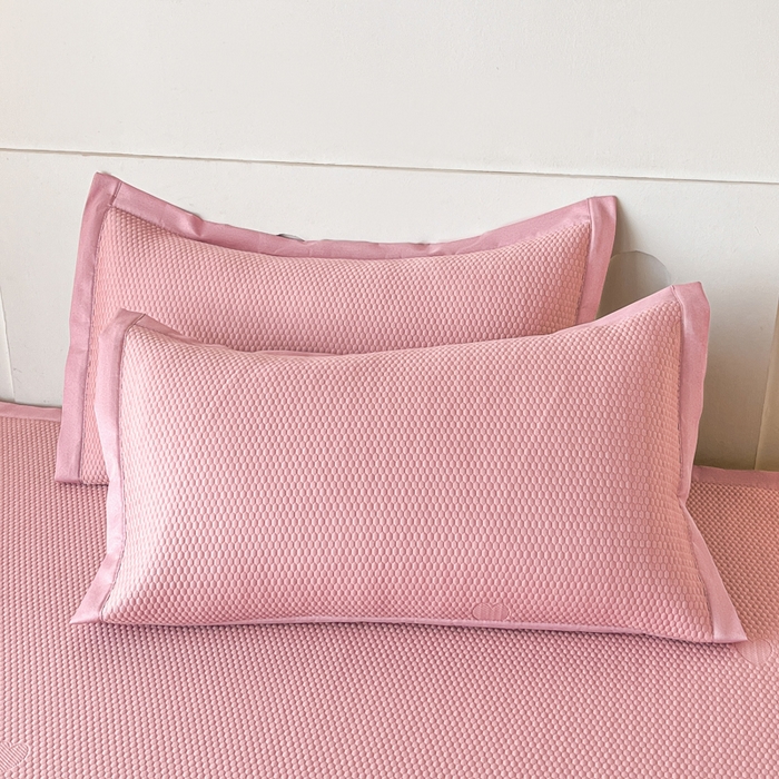 91家纺网 家纺一手货源 找家纺 （总）缦吉 2025款中分子冰豆豆凉席席子-几何蝶