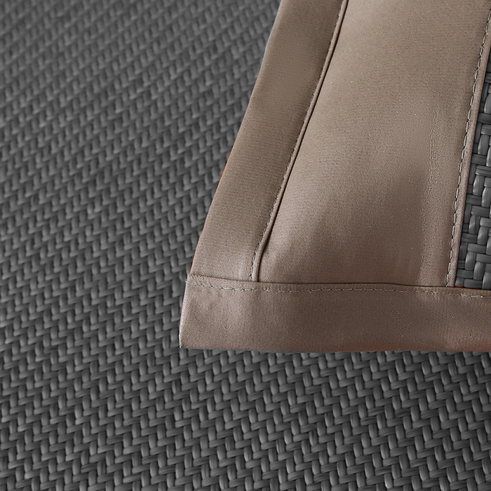 91家纺网 家纺一手货源 找家纺 缦吉 2025款PE冷感加厚刺绣款藤席凉席席子 PE藤席-深灰