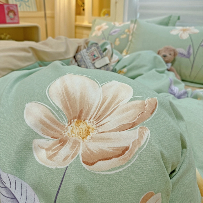 91家纺网 家纺一手货源 找家纺 （总）卡普二店 2025新款全棉纯棉磨毛加厚四件套系列-四件套