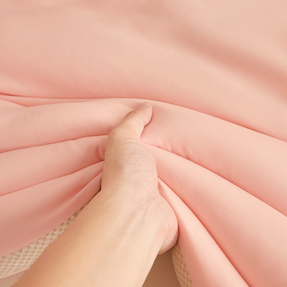 91家纺网 家纺一手货源 找家纺 罗布斯 2025升级A类水洗棉立体拼边大豆纤维被二合一子母被学生宿舍被子被芯夏被空调被春秋被直播冬被含买家秀 温柔玉