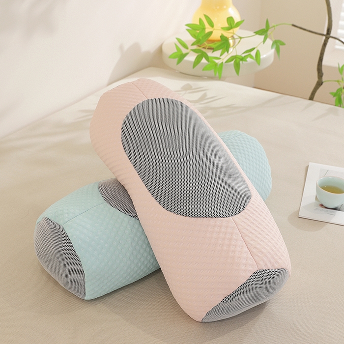 91家纺网 家纺一手货源 找家纺 （总）缦吉 2025款凉感豆豆荞麦壳护颈枕元宝枕