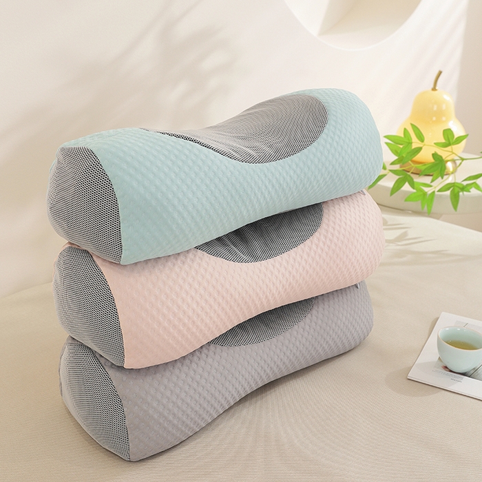 91家纺网 家纺一手货源 找家纺 （总）缦吉 2025款凉感豆豆荞麦壳护颈枕元宝枕