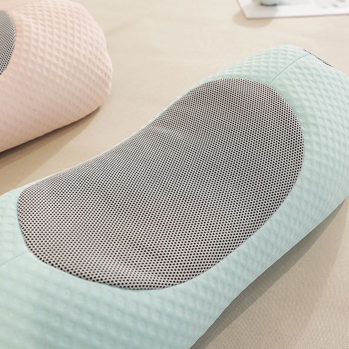 91家纺网 家纺一手货源 找家纺 （总）缦吉 2025款凉感豆豆荞麦壳护颈枕元宝枕