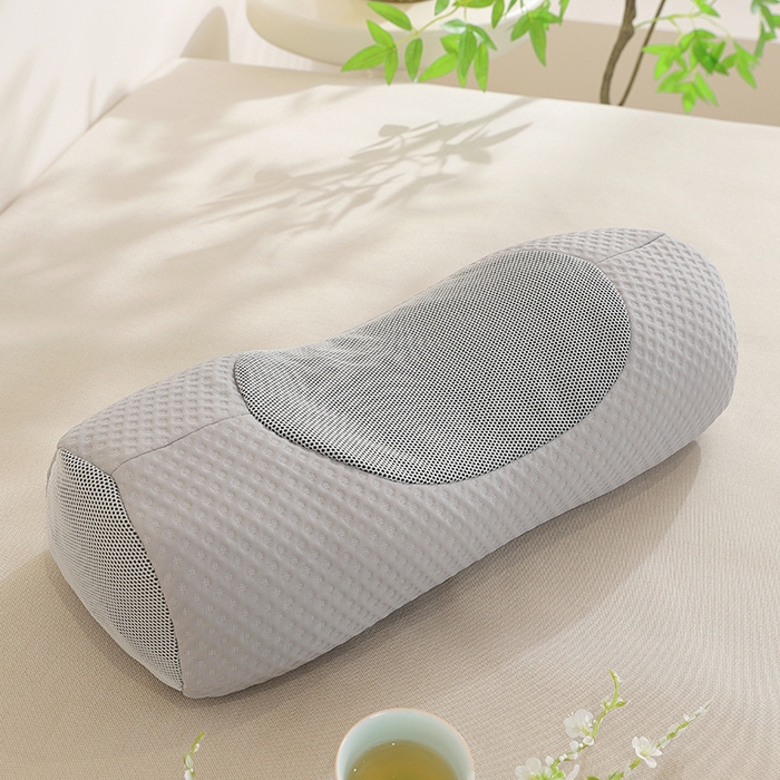 缦吉 2025款凉感豆豆荞麦壳护颈枕元宝枕 凉感元宝灰
