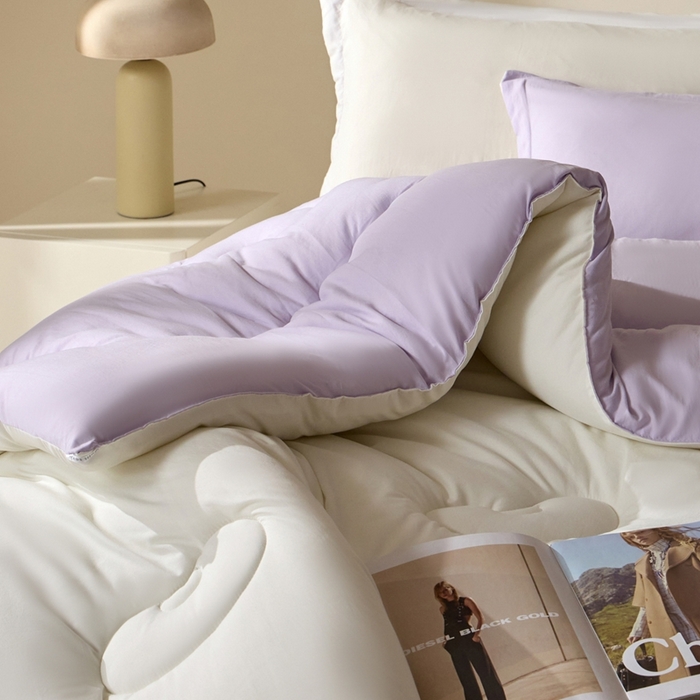 91家纺网 家纺一手货源 找家纺 （总）U被家纺 2025新款软FU软棉奶油一体懒人被被子被芯