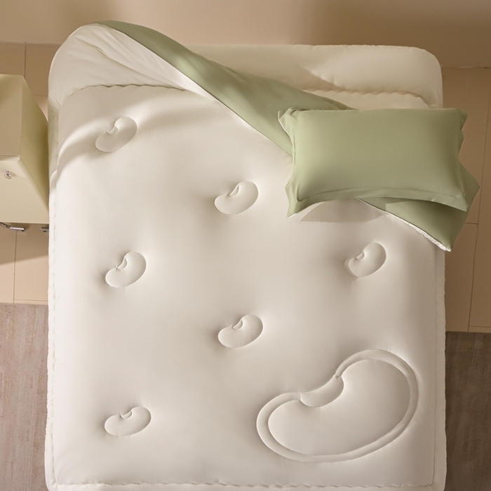 91家纺网 家纺一手货源 找家纺 U被家纺 2025新款软FU软棉奶油一体懒人被被子被芯 奶油绿