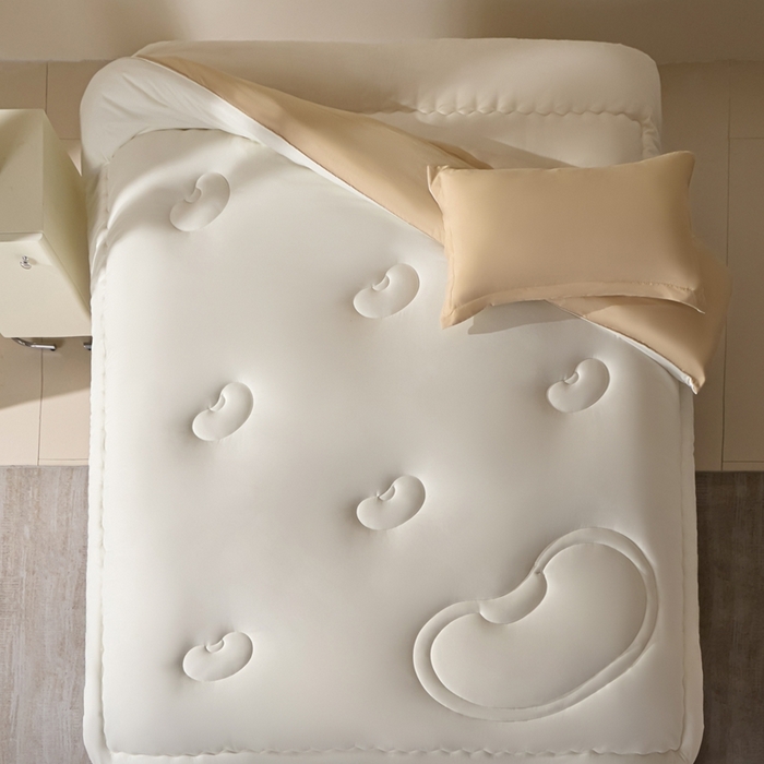 91家纺网 家纺一手货源 找家纺 U被家纺 2025新款软FU软棉奶油一体懒人被被子被芯 奶油橘