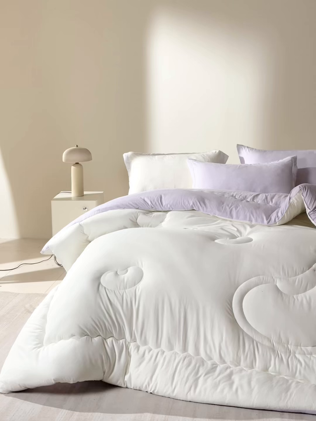 91家纺网 家纺一手货源 找家纺 （总）U被家纺 2025新款软FU软棉奶油一体懒人被被子被芯