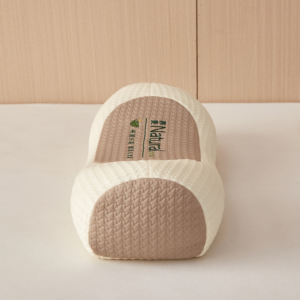 91家纺网 家纺一手货源 找家纺 缦吉 2025款天然草本刺绣工艺荞麦枕枕头枕芯(独家版权) 米白