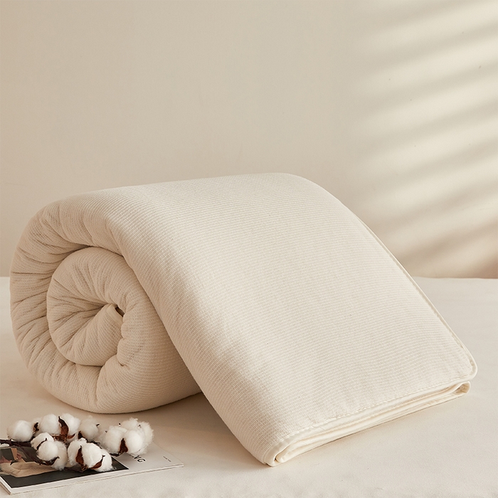 91家纺网 家纺一手货源 找家纺 缦吉 2025款柔软新疆长绒棉花垫被棉胎被 棉胎被成人款