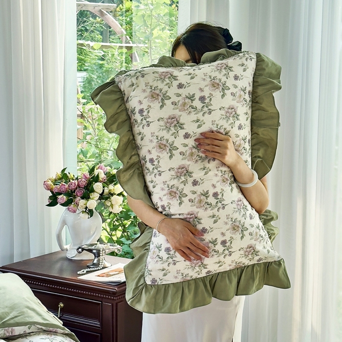 91家纺网 家纺一手货源 找家纺 （总）由丽家纺 2025新款法式花边款全棉纯棉磨毛四件套