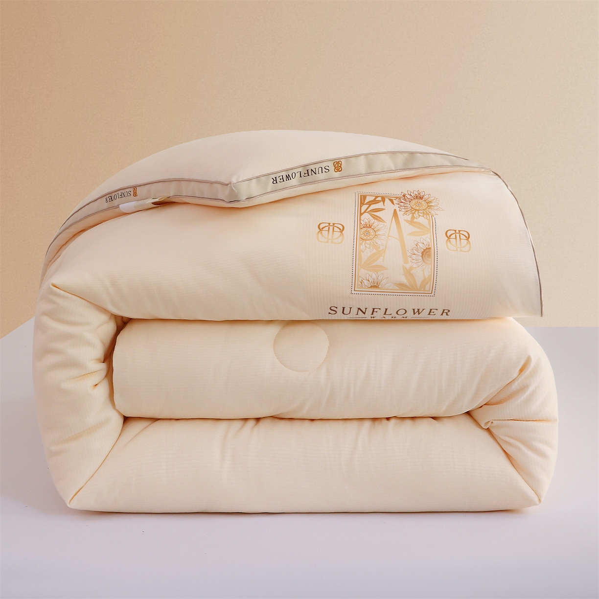 91家纺网 家纺一手货源 找家纺 （总）宝士康家纺 2025新品10A抗菌立体向阳春秋被/冬被/被芯/跨境/外贸-金阙朝岚