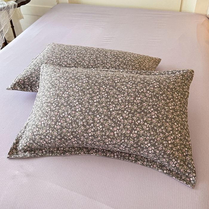 91家纺网 家纺一手货源 找家纺 韩约家纺 2025秋冬加厚1双层刺绣花边床单款棉麻四件套 爱丽丝