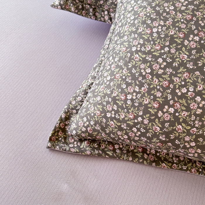 91家纺网 家纺一手货源 找家纺 韩约家纺 2025秋冬加厚1双层刺绣花边床单款棉麻四件套 爱丽丝