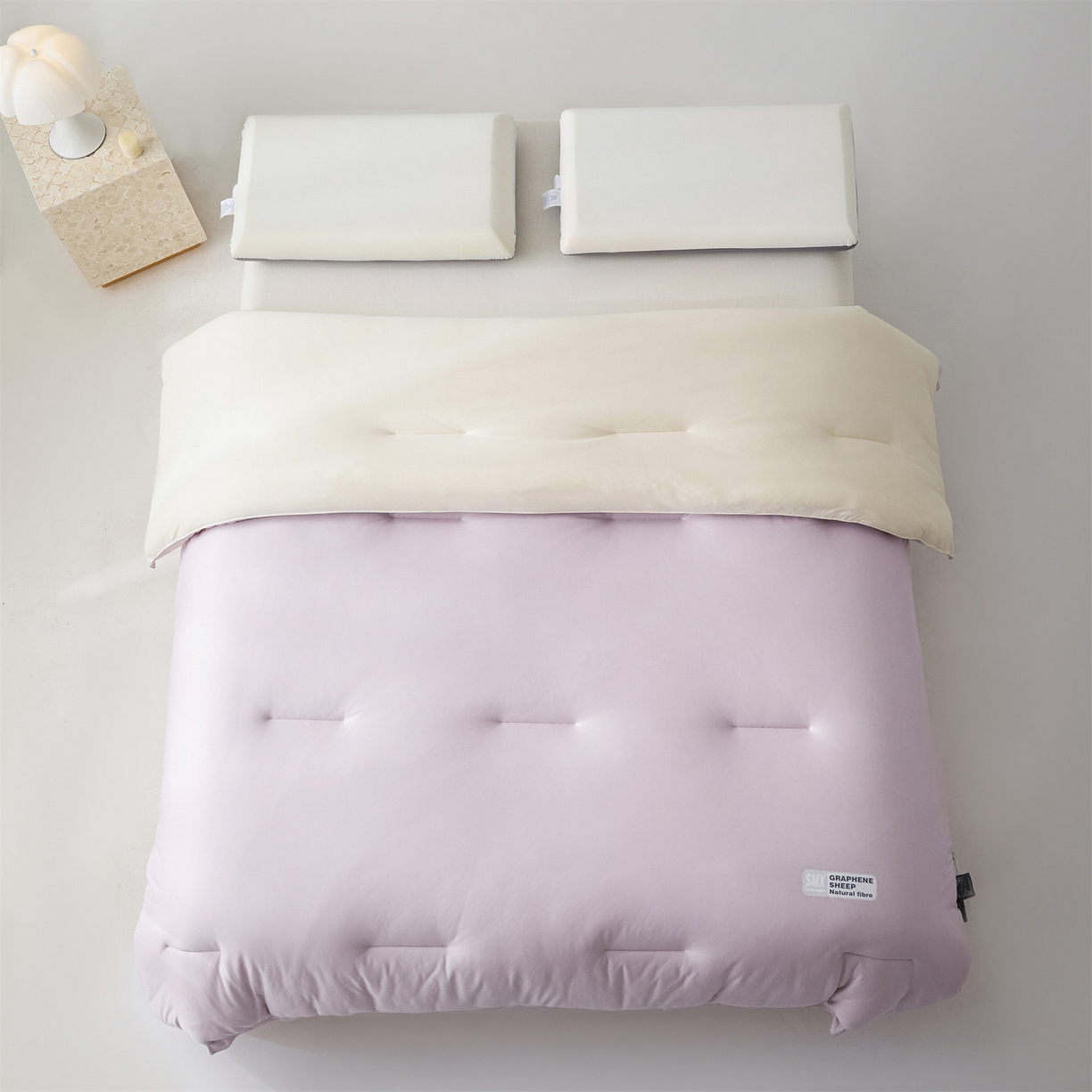 91家纺网 家纺一手货源 找家纺 宝士康家纺 2025新品亚朵同款双盖春秋被/被芯/跨境/外贸-墨烯引力 墨烯引力-粉色