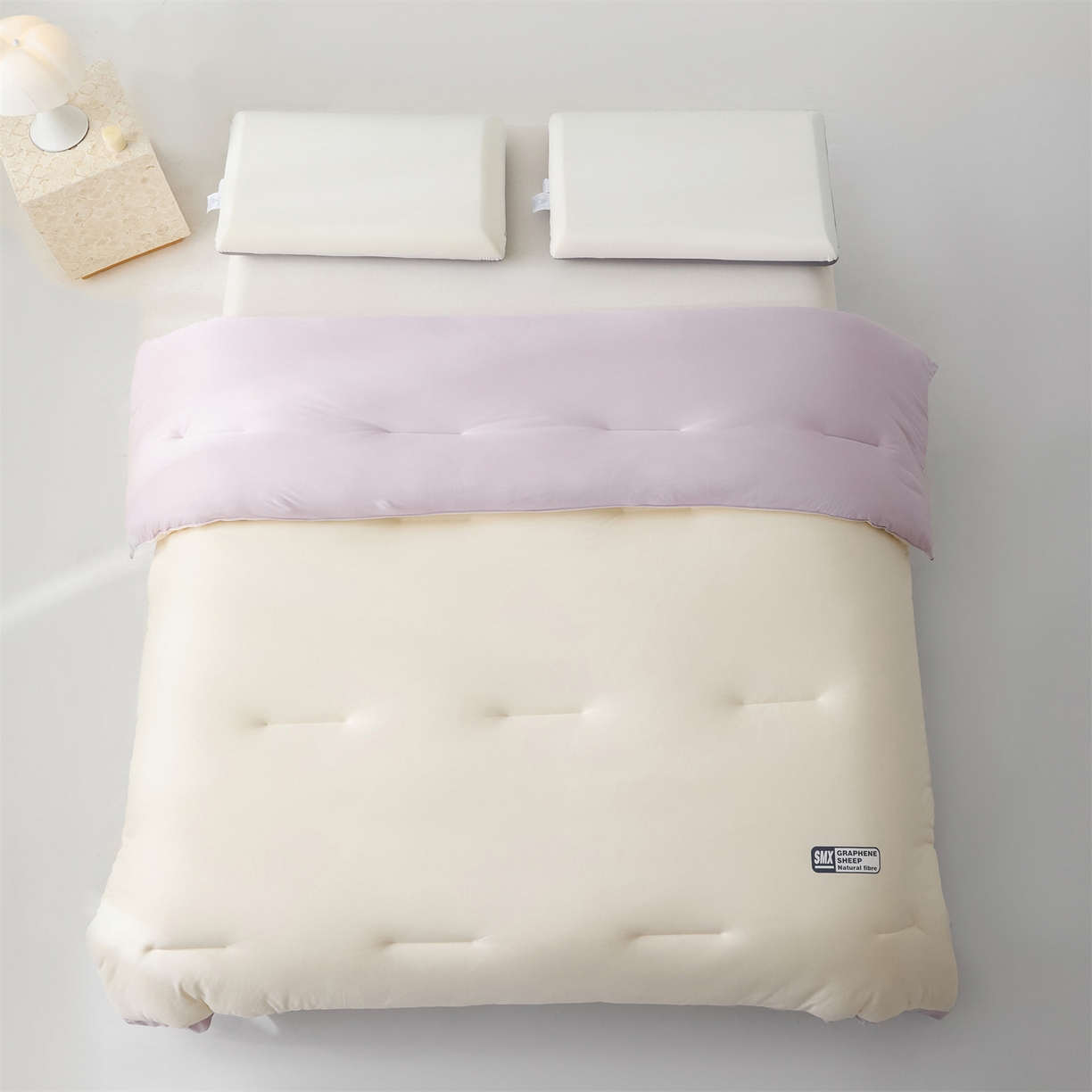 91家纺网 家纺一手货源 找家纺 宝士康家纺 2025新品亚朵同款双盖春秋被/被芯/跨境/外贸-墨烯引力 墨烯引力-粉色