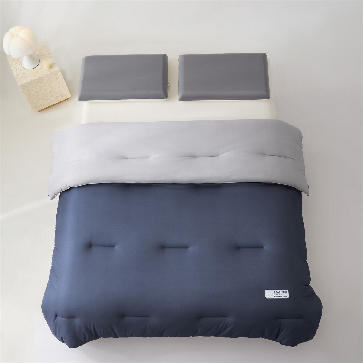 91家纺网 家纺一手货源 找家纺 （总）宝士康家纺 2025新品亚朵同款双盖春秋被/被芯/跨境/外贸-墨烯引力