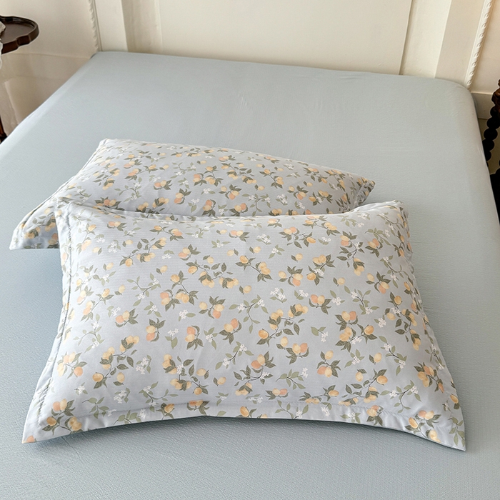 91家纺网 家纺一手货源 找家纺 韩约家纺 2025秋冬加厚1双层刺绣花边床单款棉麻四件套 初见