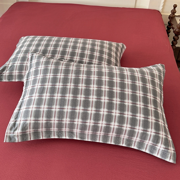 91家纺网 家纺一手货源 找家纺 韩约家纺 2025秋冬加厚1双层刺绣花边床单款棉麻四件套 格调