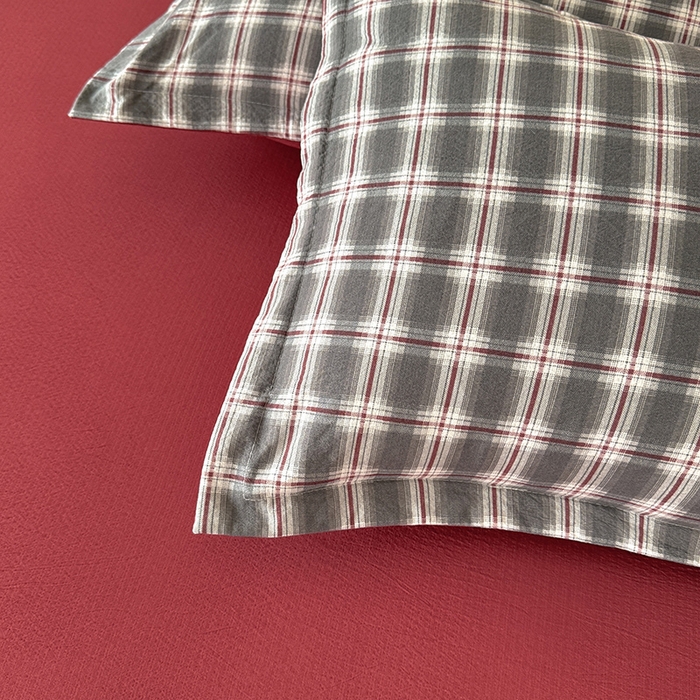 91家纺网 家纺一手货源 找家纺 韩约家纺 2025秋冬加厚1双层刺绣花边床单款棉麻四件套 格调