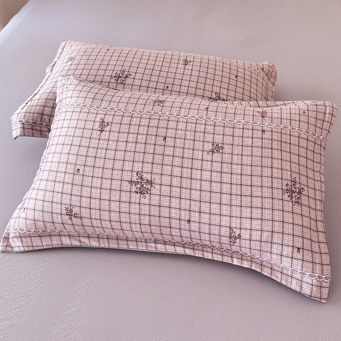 91家纺网 家纺一手货源 找家纺 韩约家纺 2025秋冬加厚1双层刺绣花边床单款棉麻四件套 如约