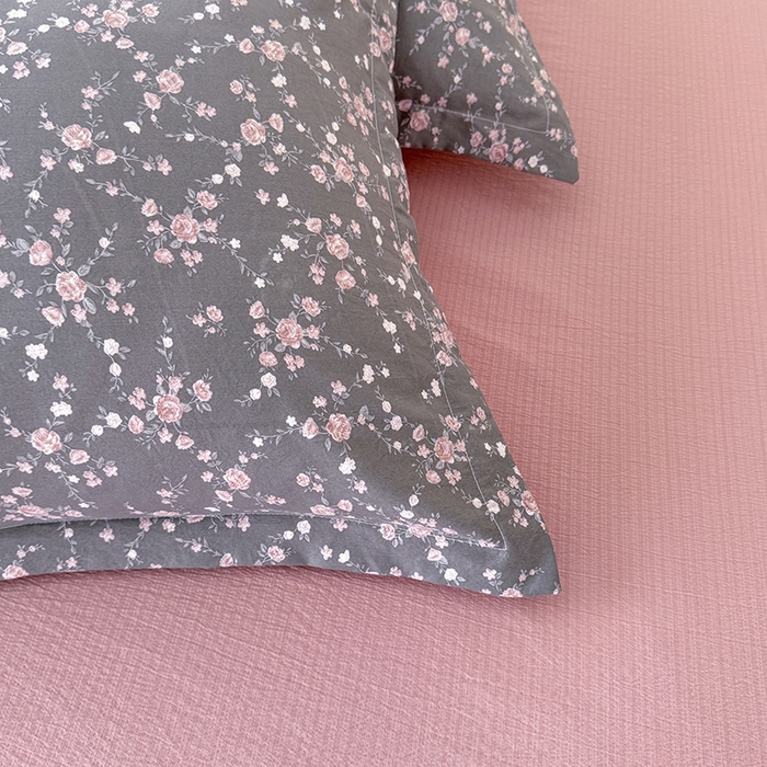 91家纺网 家纺一手货源 找家纺 韩约家纺 2025秋冬加厚1双层刺绣花边床单款棉麻四件套 婉婷