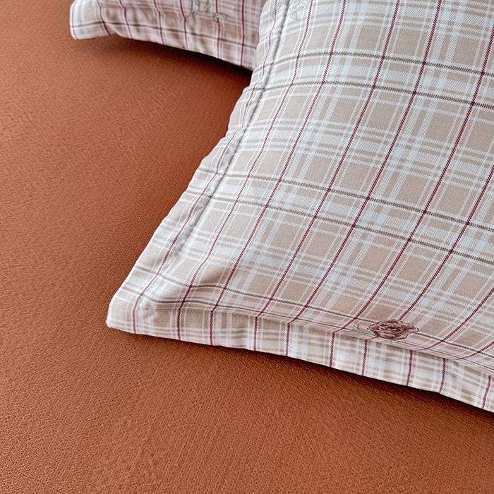 91家纺网 家纺一手货源 找家纺 韩约家纺 2025秋冬加厚1双层刺绣花边床单款棉麻四件套 约定