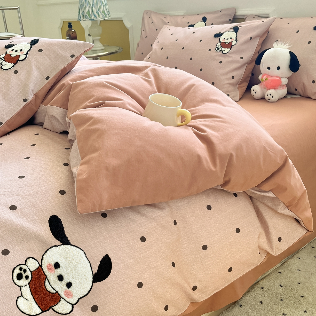 91家纺网 家纺一手货源 找家纺 （总）雅居纺家纺 2025新款全棉纯棉磨毛毛巾绣四件套