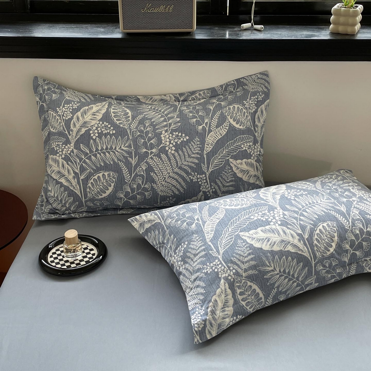 91家纺网 家纺一手货源 找家纺 涵宸家纺 2025新款加厚全棉磨毛印花四件套--罗马系列 场景二 F阡陌