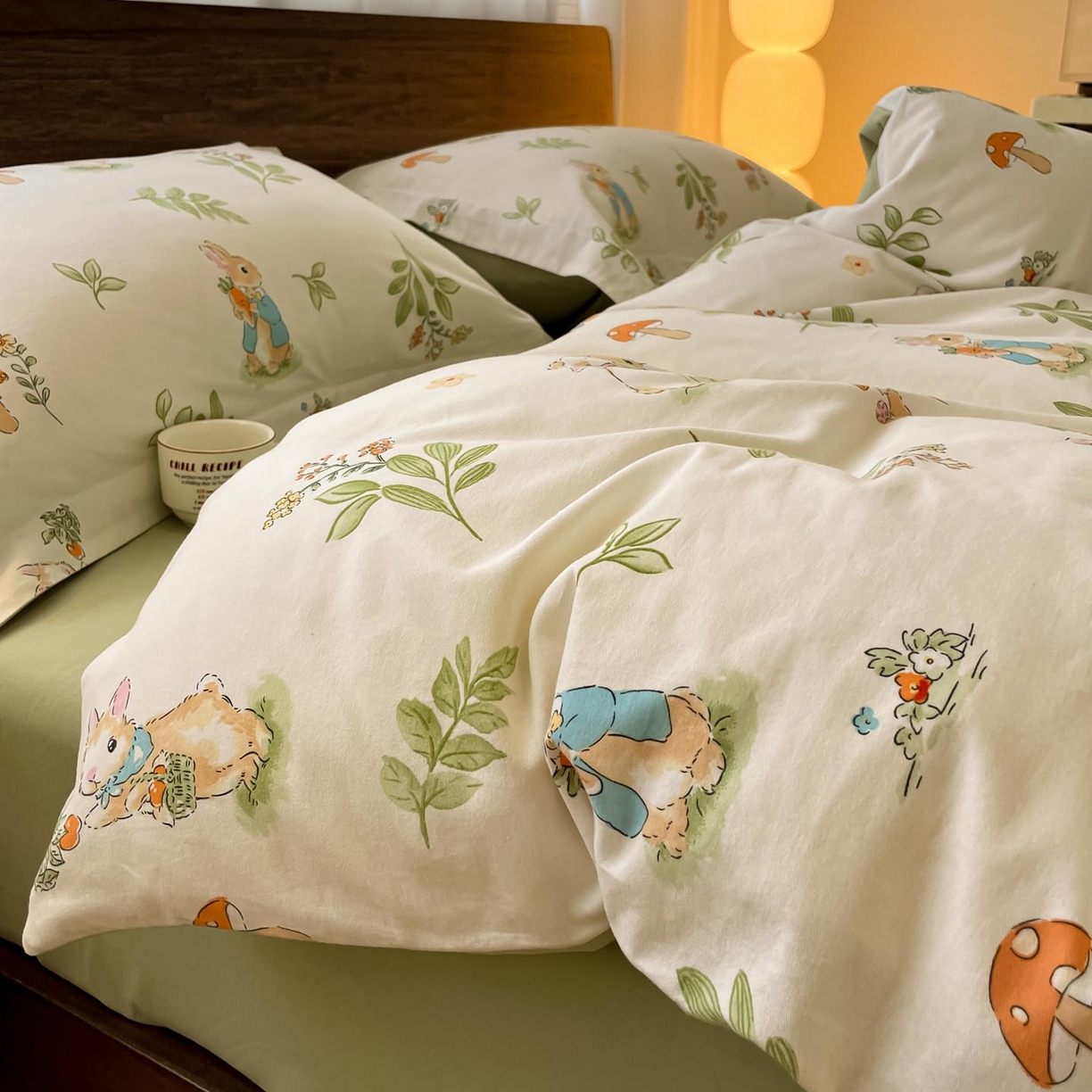 91家纺网 家纺一手货源 找家纺 （总）涵宸家纺 2025新款加厚全棉磨毛印花四件套--罗马系列 场景一