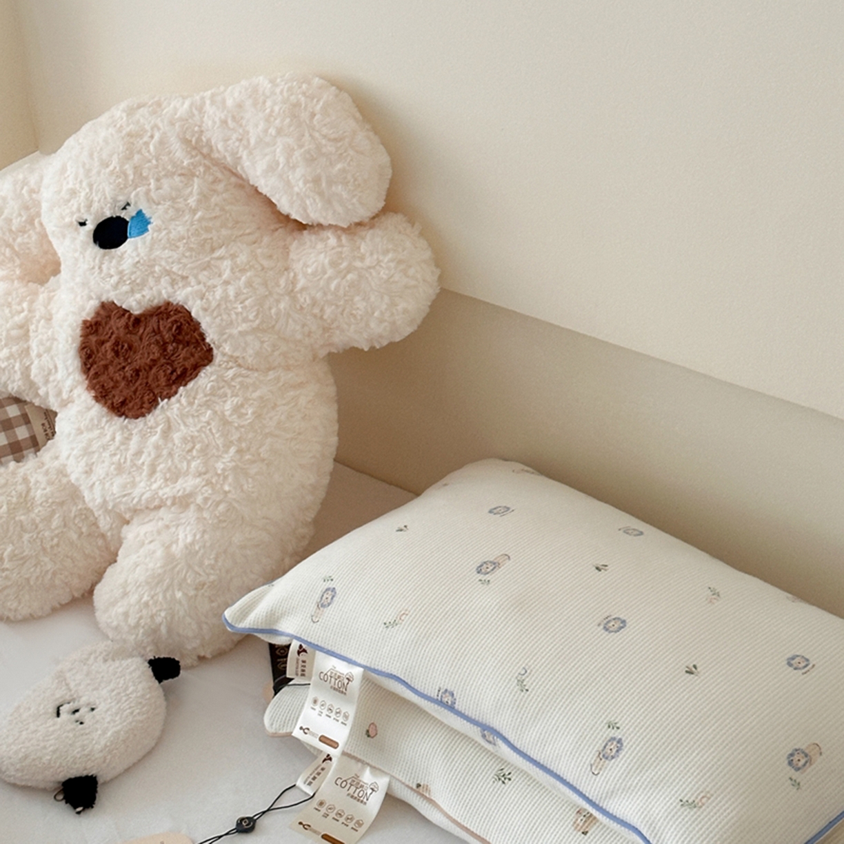 91家纺网 家纺一手货源 找家纺 （总）伟邦枕芯 2025新款华夫格儿童棉花枕头枕芯