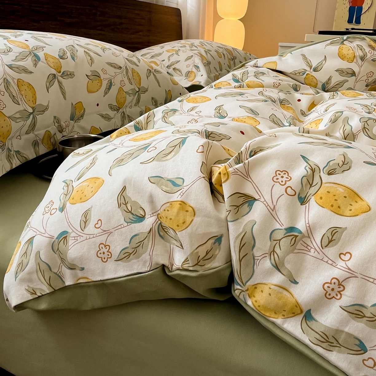 91家纺网 家纺一手货源 找家纺 （总）涵宸家纺 2025新款加厚全棉磨毛印花四件套--罗马系列 场景一