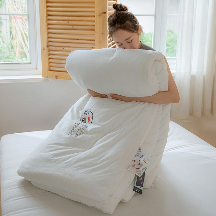 91家纺网 家纺一手货源 找家纺 （总）VIP被业 2025新款里外新疆棉原棉被子被芯