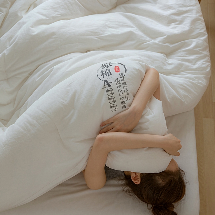 91家纺网 家纺一手货源 找家纺 VIP被业 2025新款里外新疆棉原棉被子被芯 舒心白